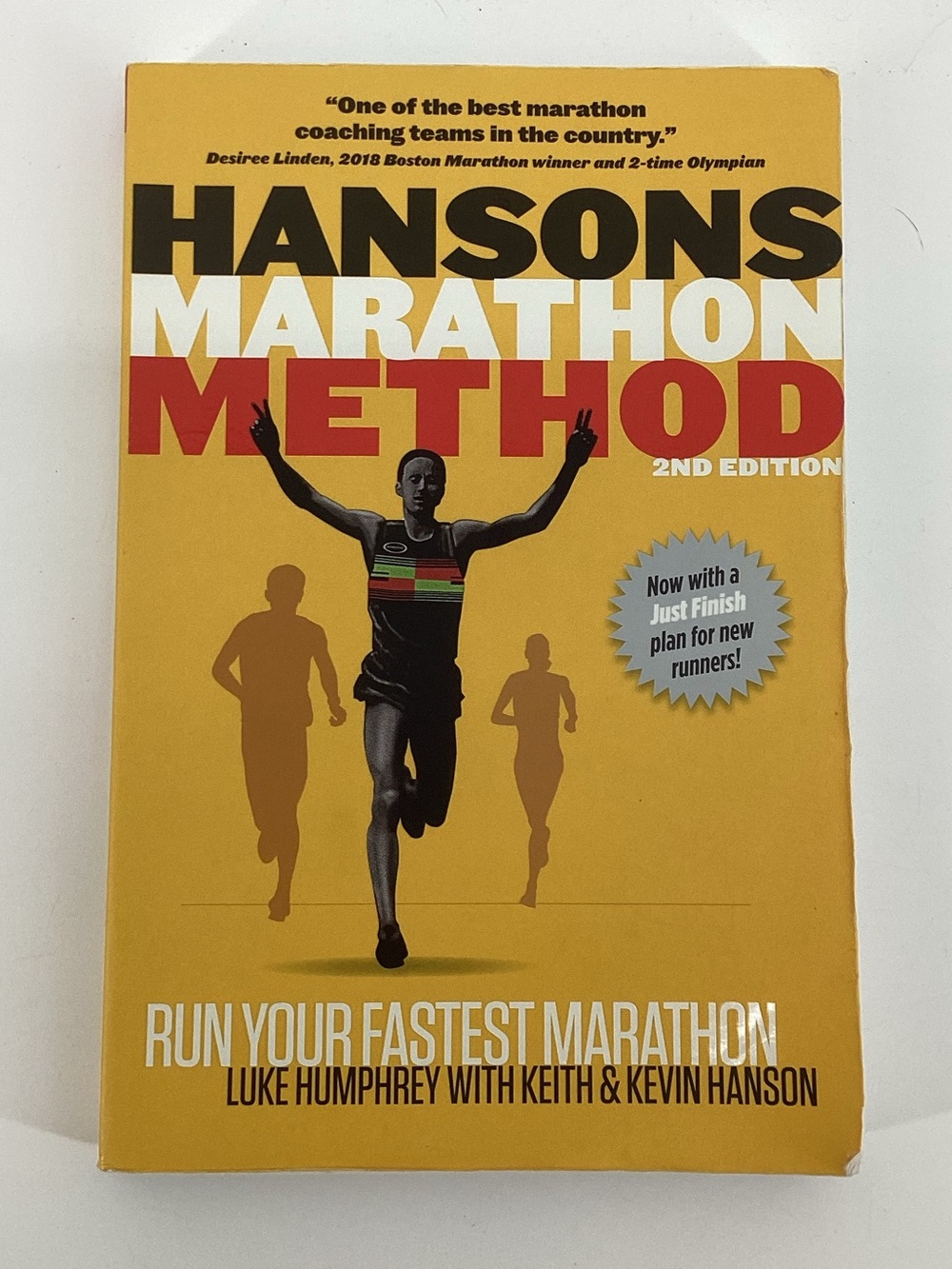 Hansons Marathon Method Book - Yellow Cover